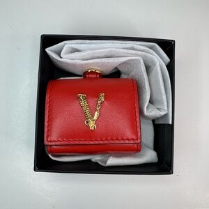 New! Versace Red Leather AirPods Case!